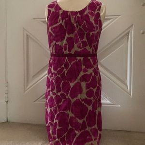 Patterned a-line dress